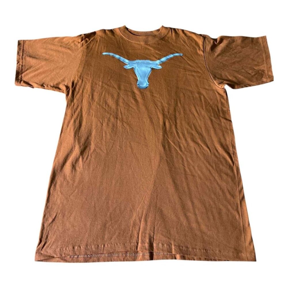 Texas Longhorns Shirt Youth XL‎ NCAA Football Mens Longhorn Apparel Tee 21x29